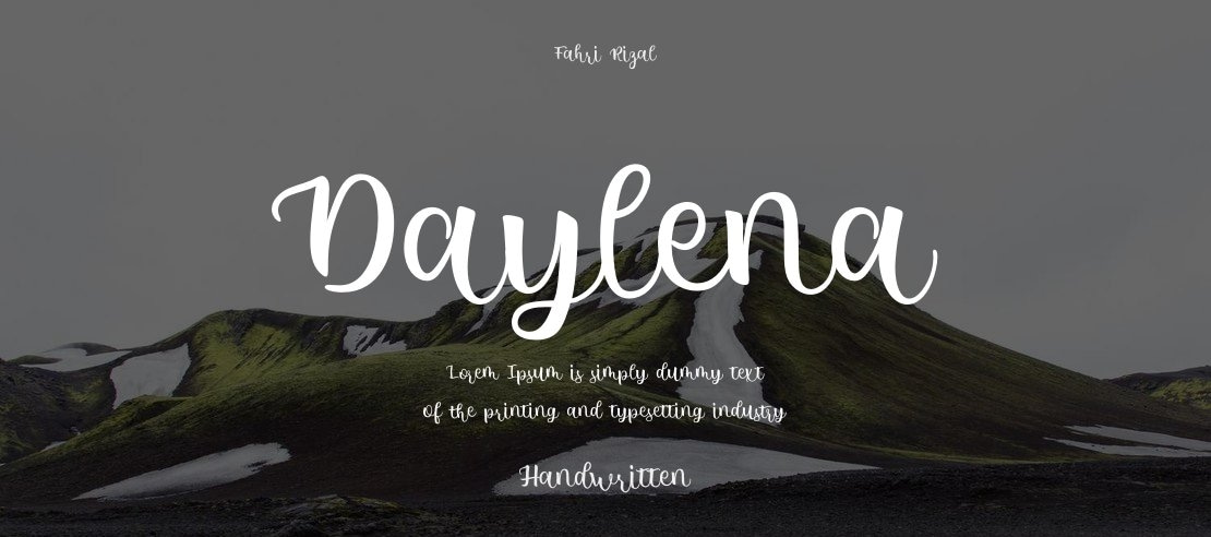 Daylena Font