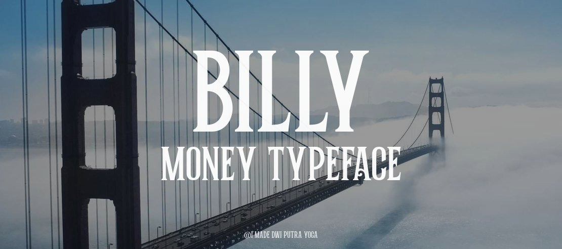 Billy Money Font