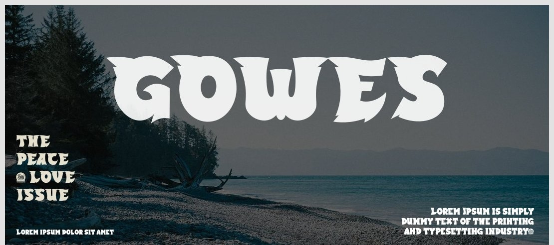 GOWES Font Family