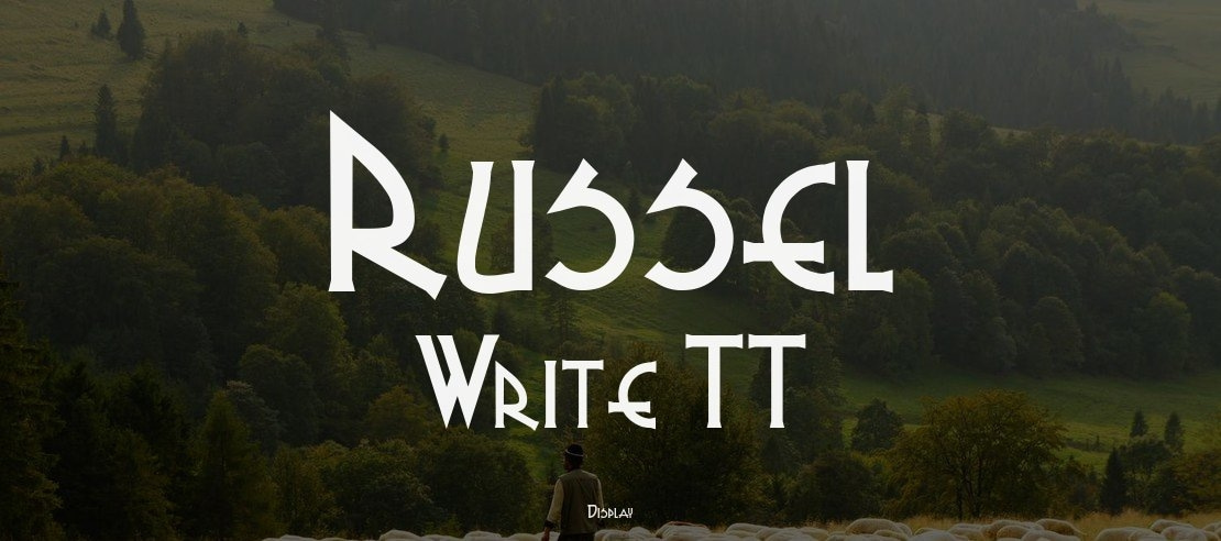 Russel Write TT Font