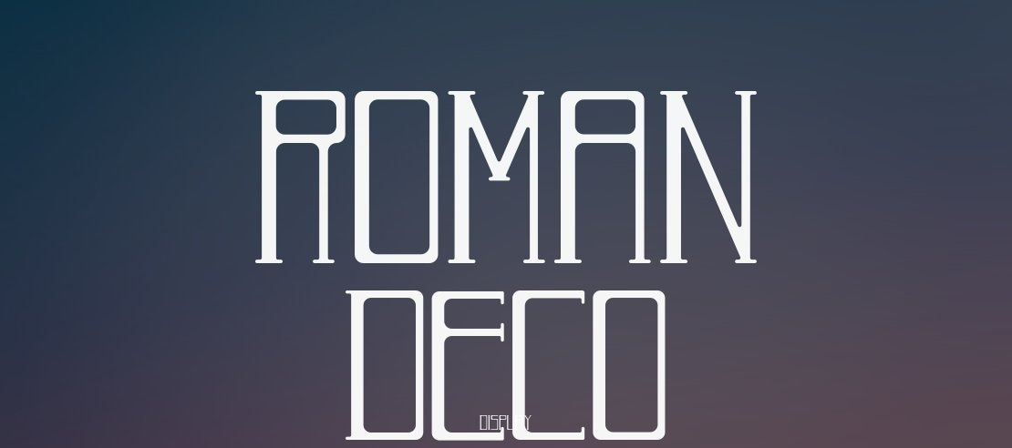 Roman Deco Font