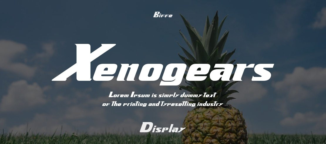 Xenogears Font