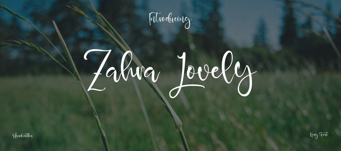 Zahra Lovely Font