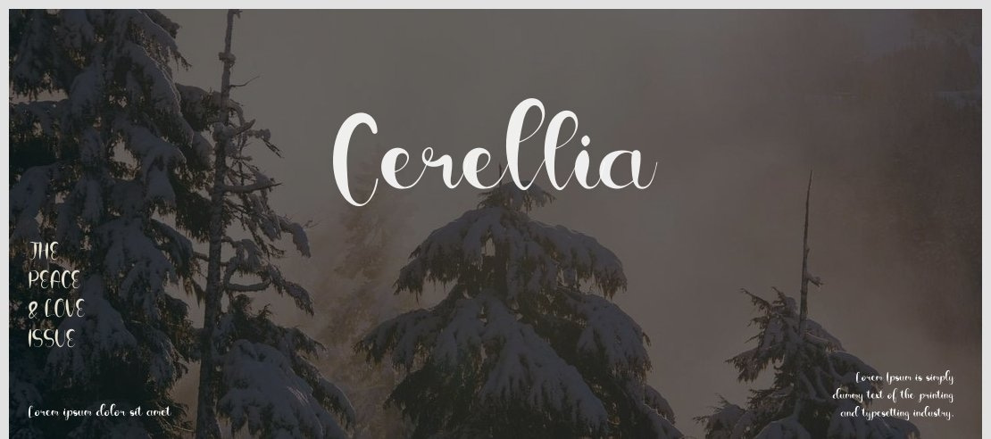 Cerellia Font