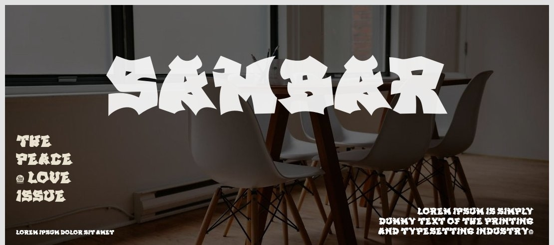 SAMBAR Font Family