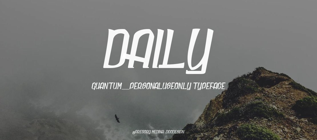 Daily Quantum_PersonalUseOnly Font