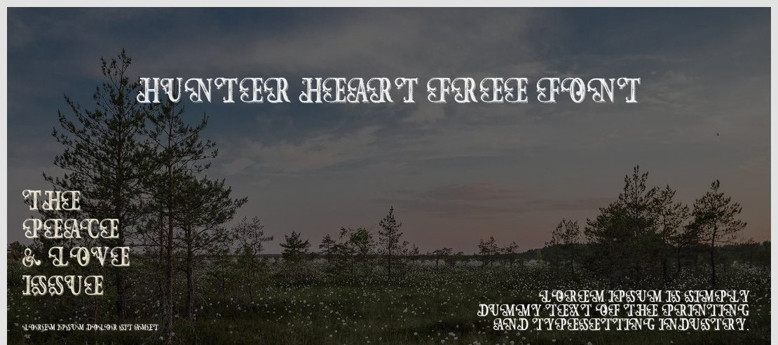 Hunter Heart Free Font