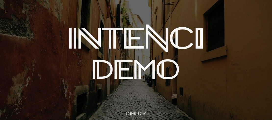 Intenci Demo Font