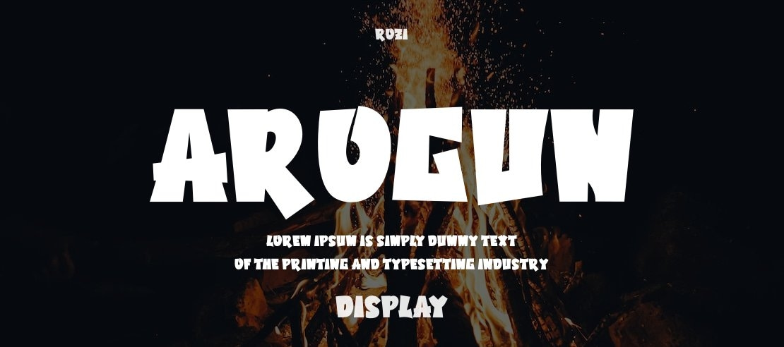 Arogun Font Family