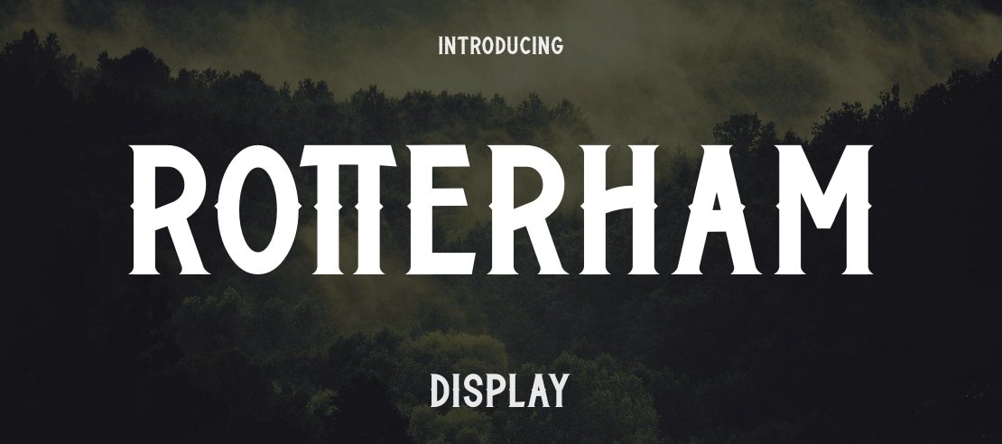 Rotterham Font