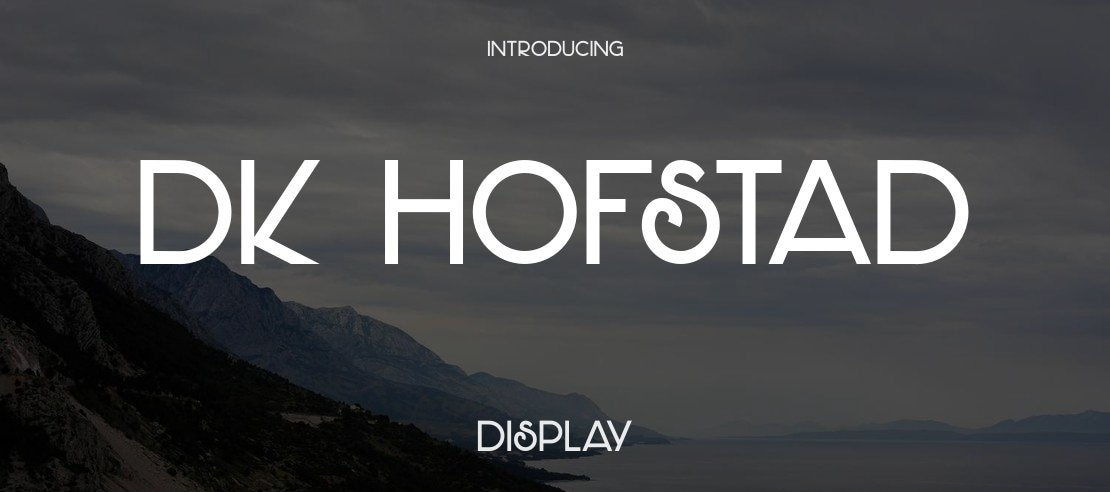 DK Hofstad Font