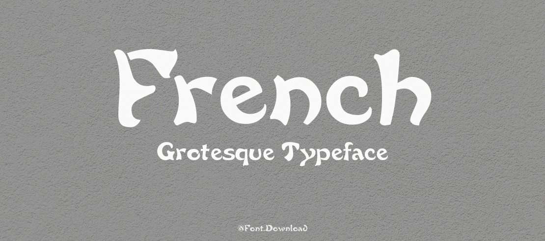 French Grotesque Font