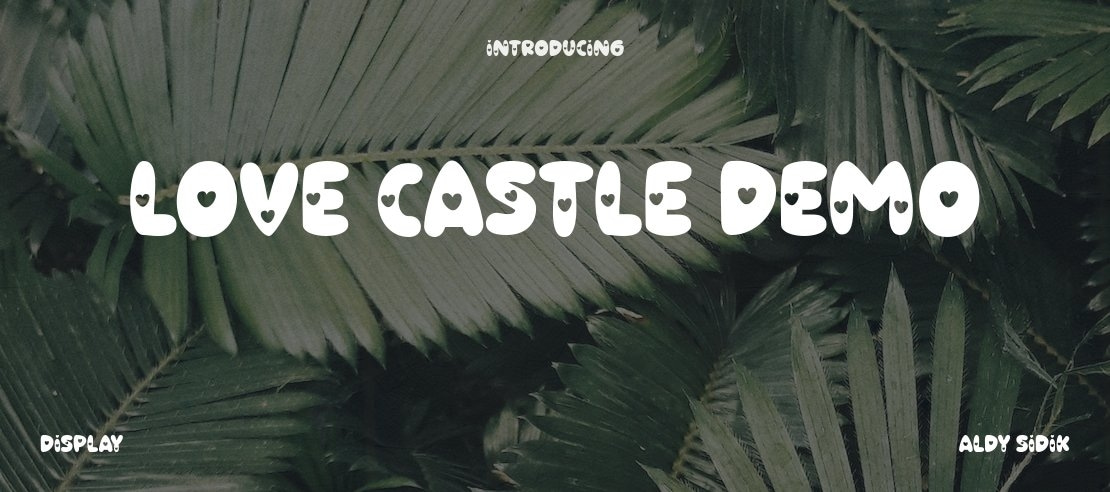 Love Castle Demo Font