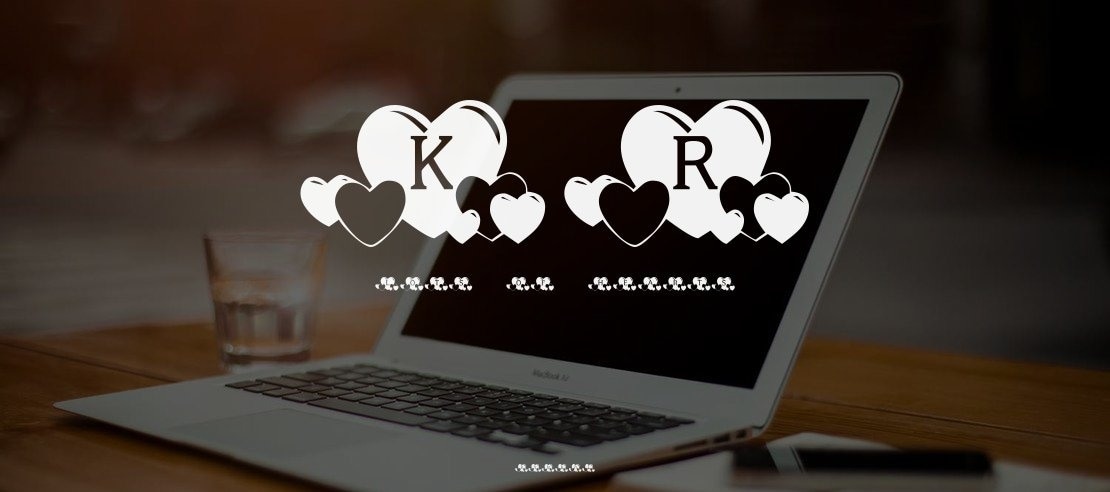 KR Lots Of Hearts Font