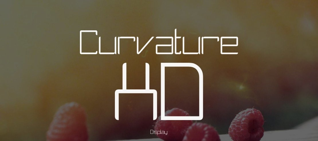 Curvature XD Font