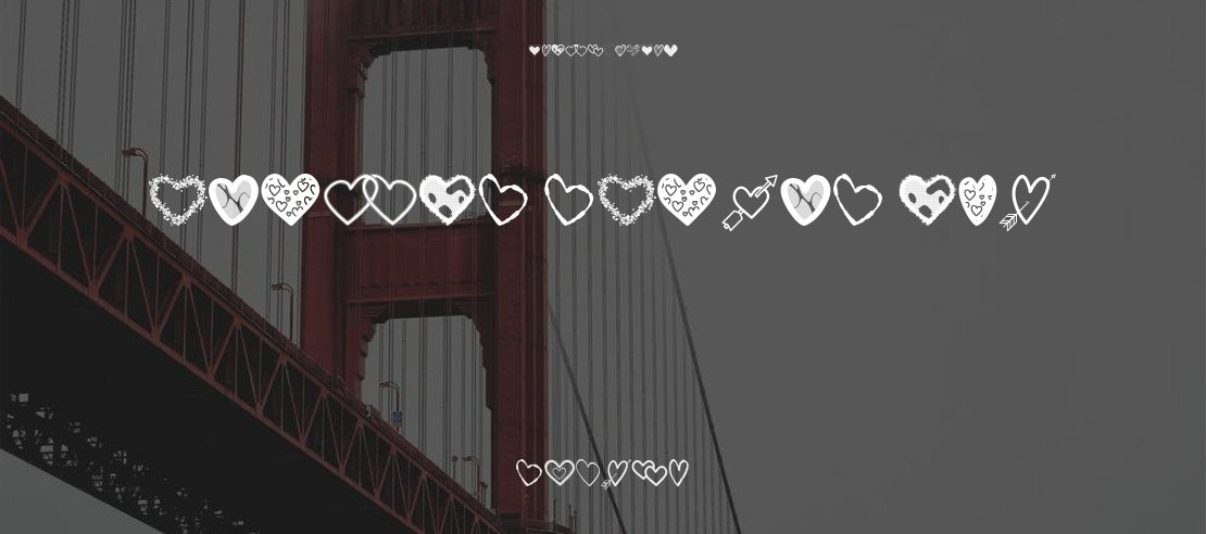 Hearts Shapes Tfb Font