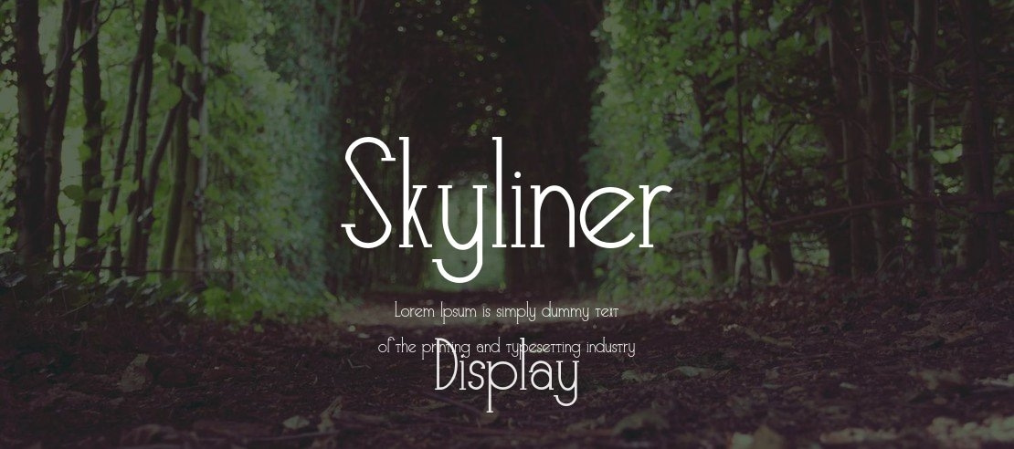 Skyliner Font