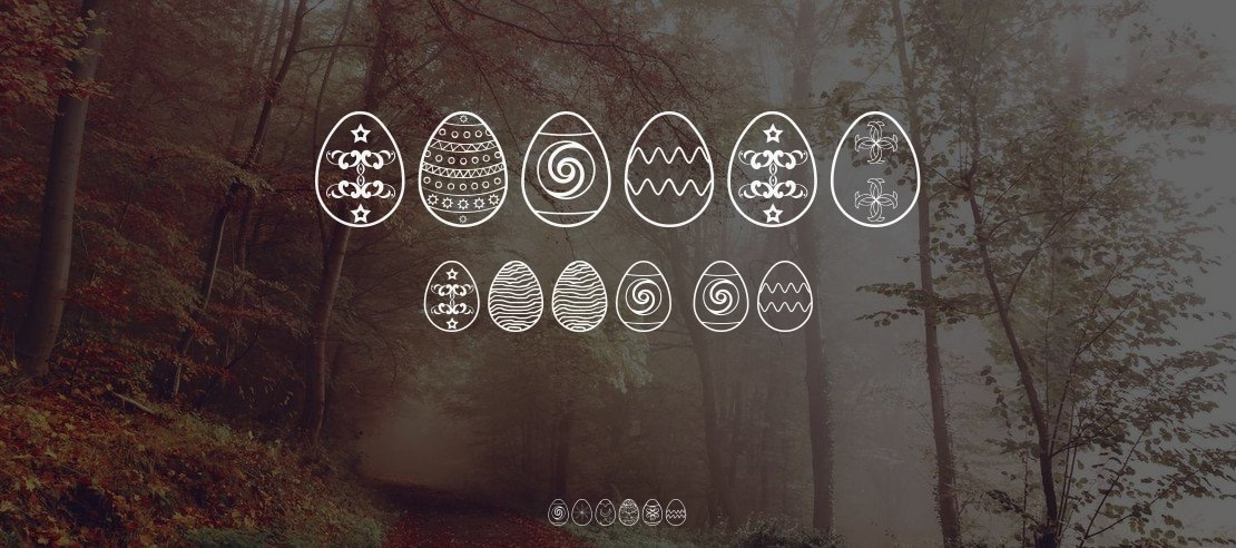 Easter eggs ST Font