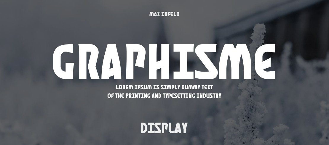 Graphisme Font Family