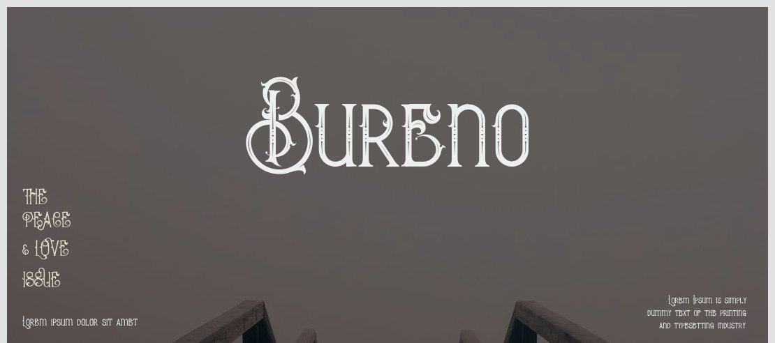 Bureno Font