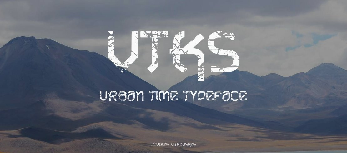 VTKS Urban Time Font Family