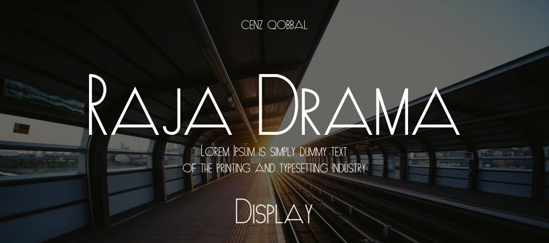 Raja Drama Font