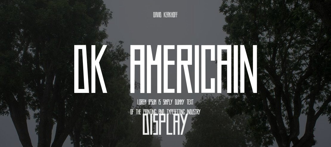 DK Americain Font
