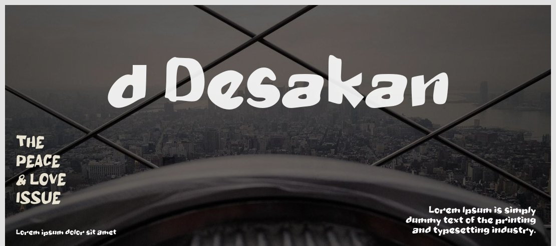 d Desakan Font