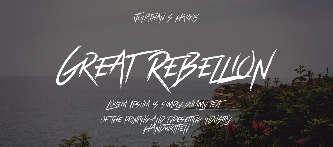 Great Rebellion Font