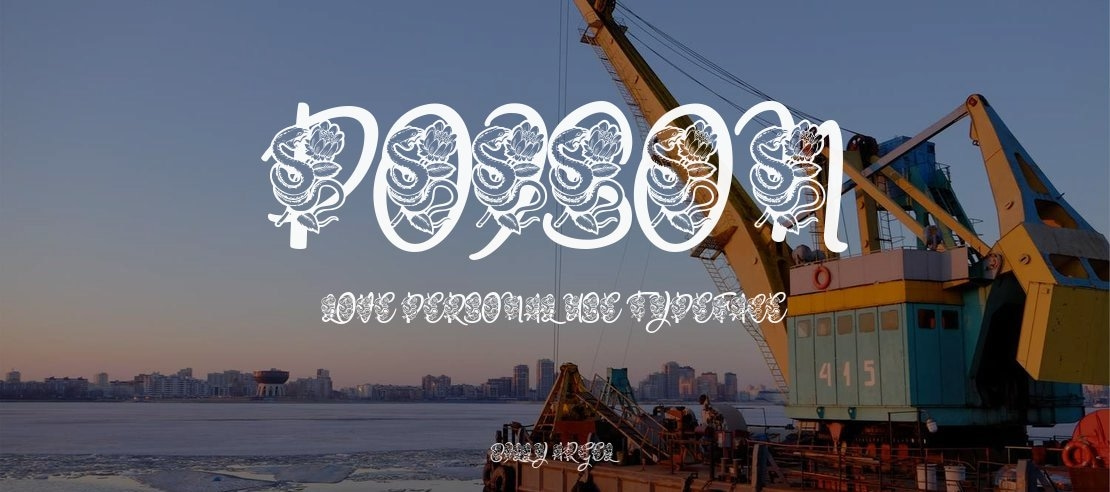 Poison Love Personal Use Font