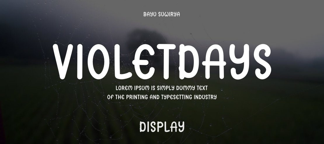 Violetdays Font