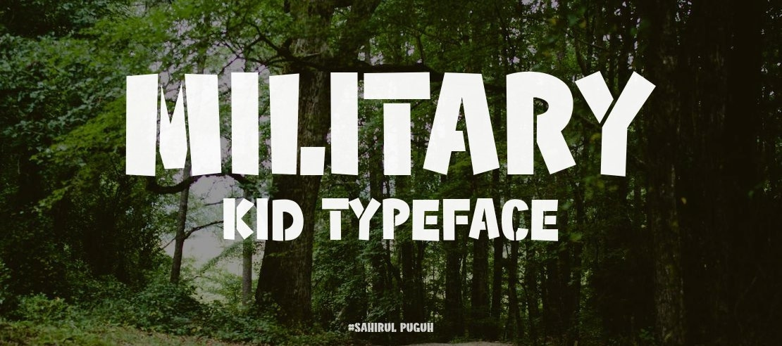 Military Kid Font