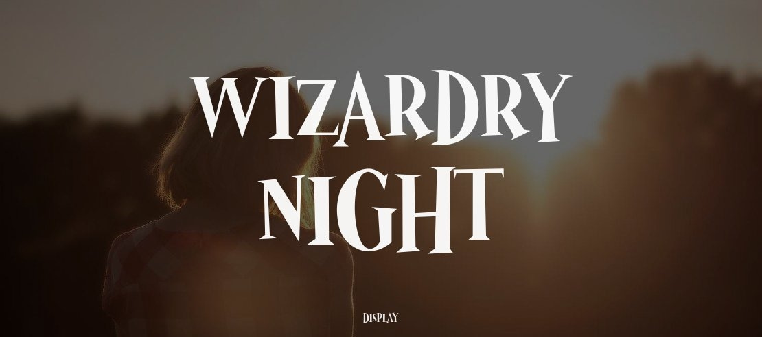 Wizardry Night Font