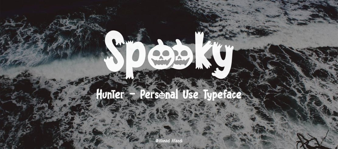 Spooky Hunter - Personal Use Font
