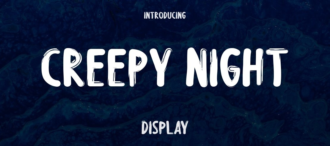 Creepy Night Font