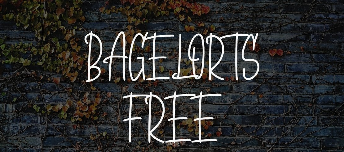 Bagelorts Free Font