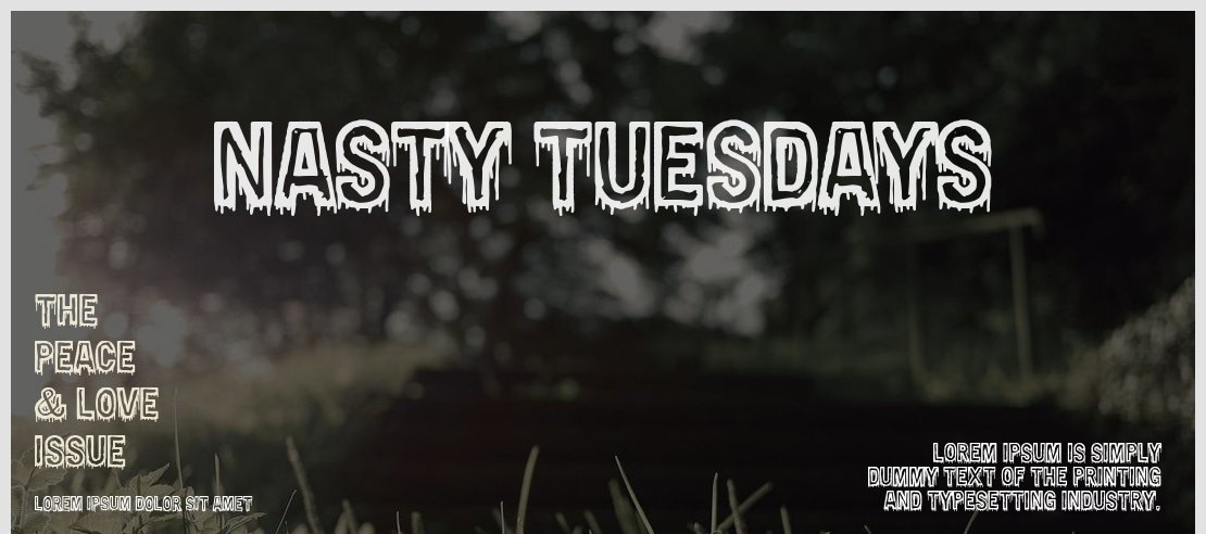 Nasty Tuesdays Font