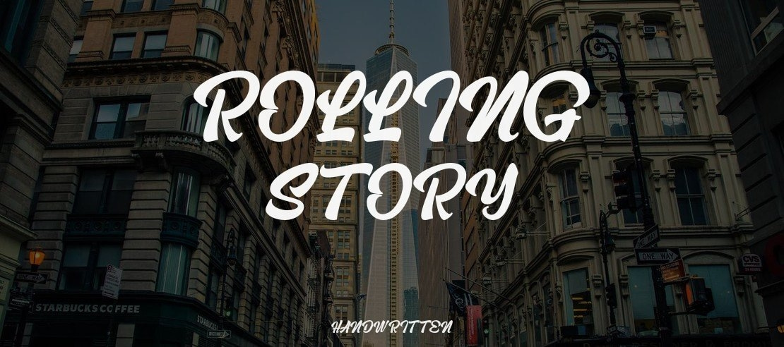 Rolling Story Font