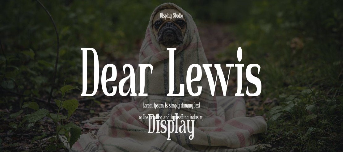 Dear Lewis Font