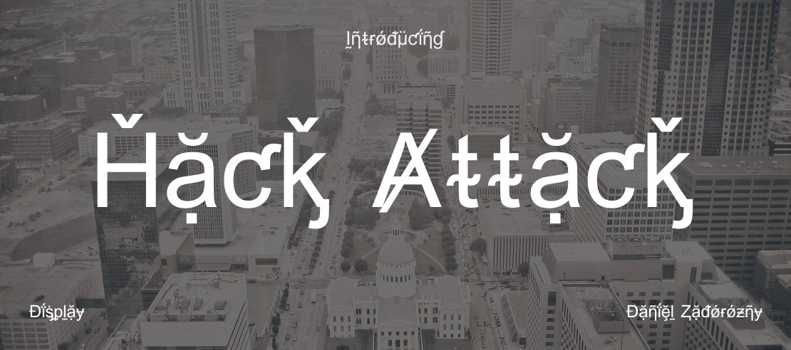 Hack Attack Font Family