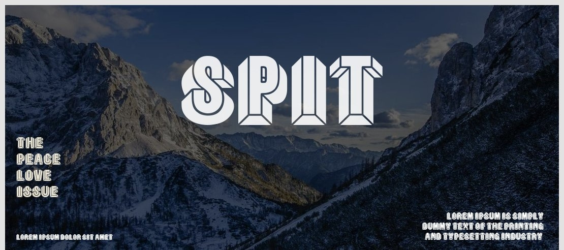 Spit Font