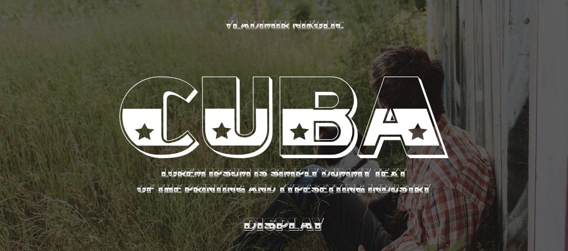 Cuba Font