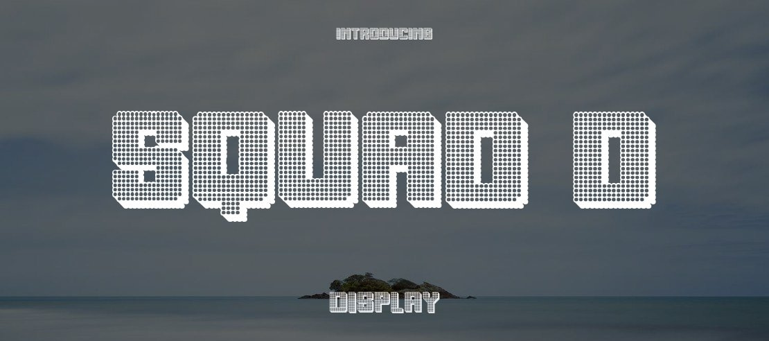 Squad 3D Font Family