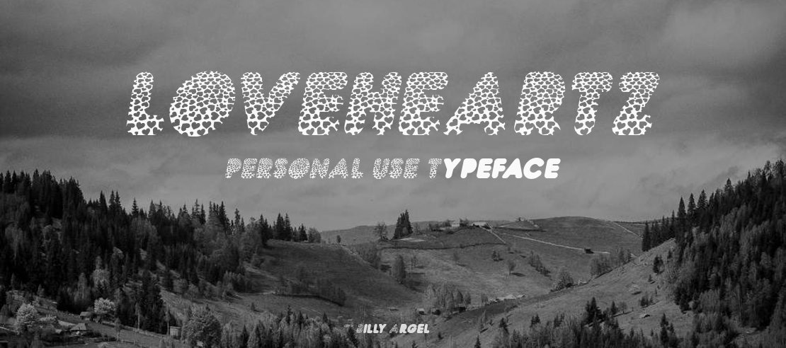 LOVEHEARTZ PERSONAL USE Font