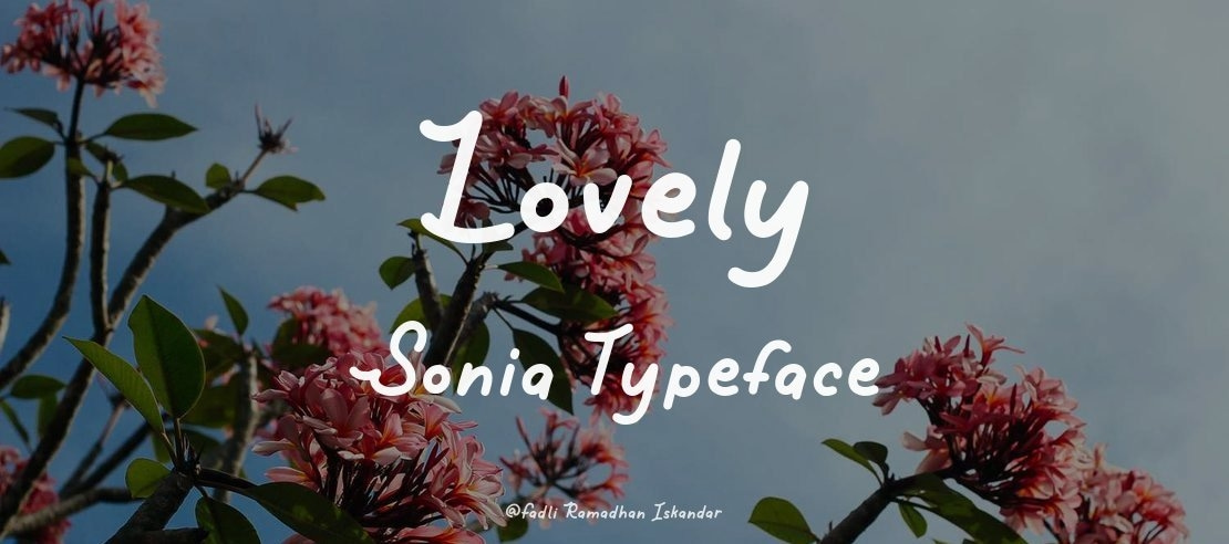 Lovely Sonia Font