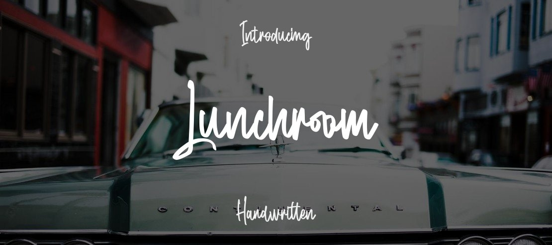 Lunchroom Font