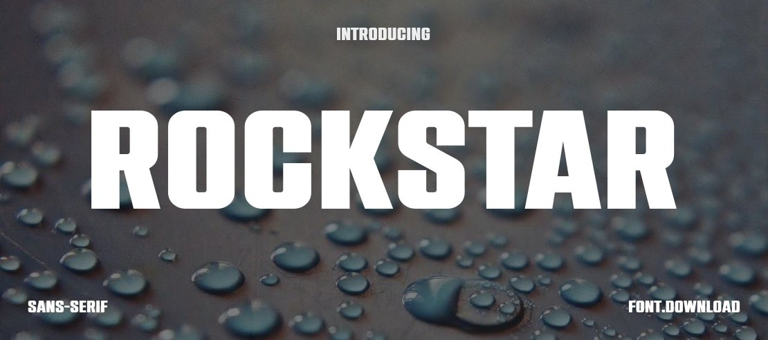 Rockstar Font