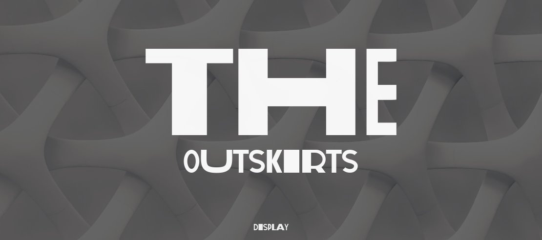 The Outskirts Font