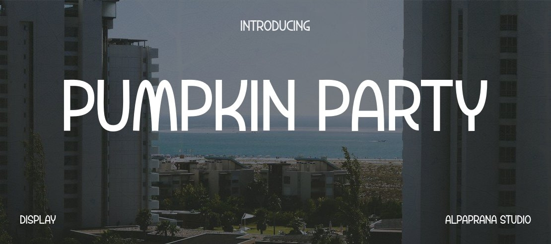 Pumpkin Party Font