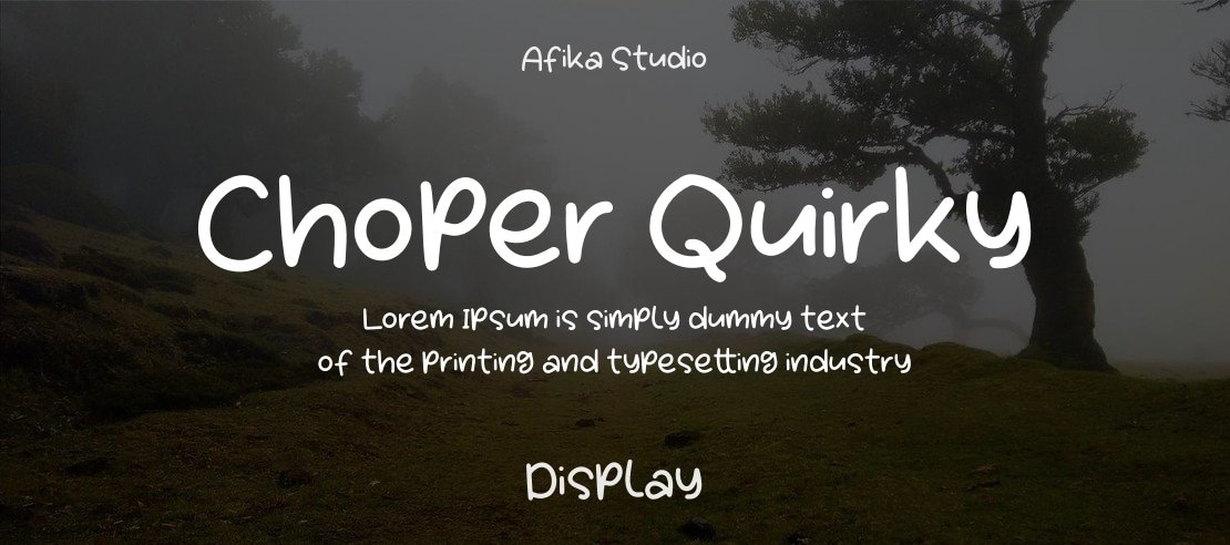 Choper Quirky Font